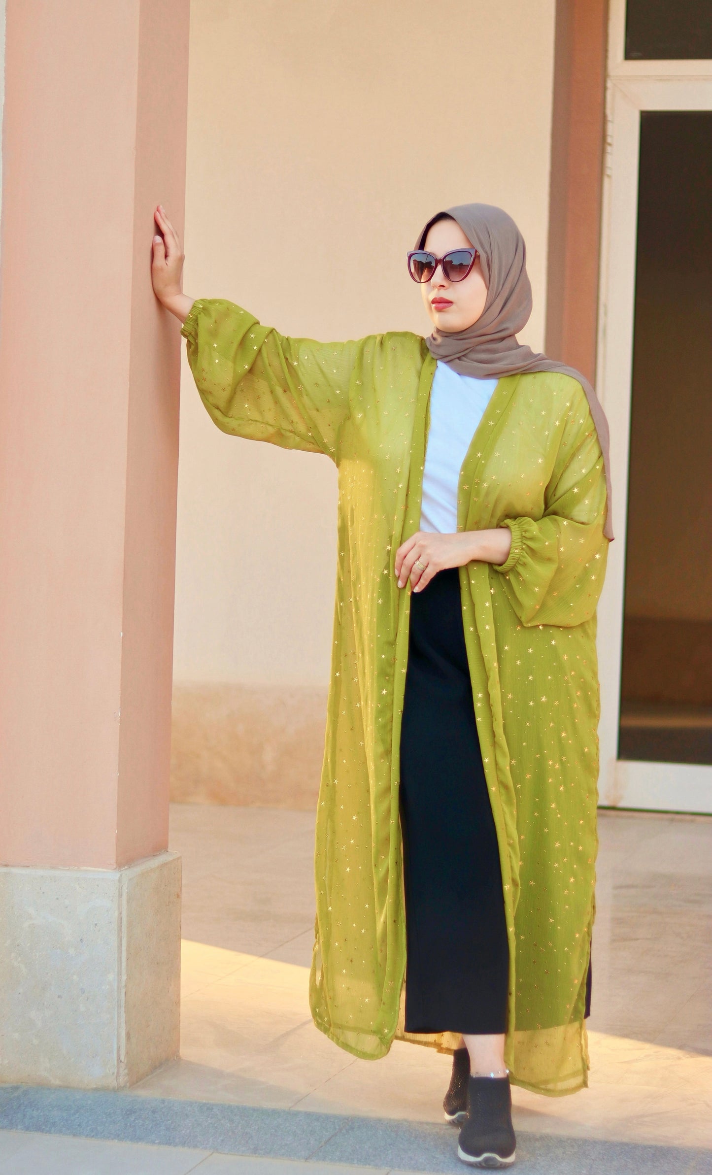 Lime Stars Cardigan✨