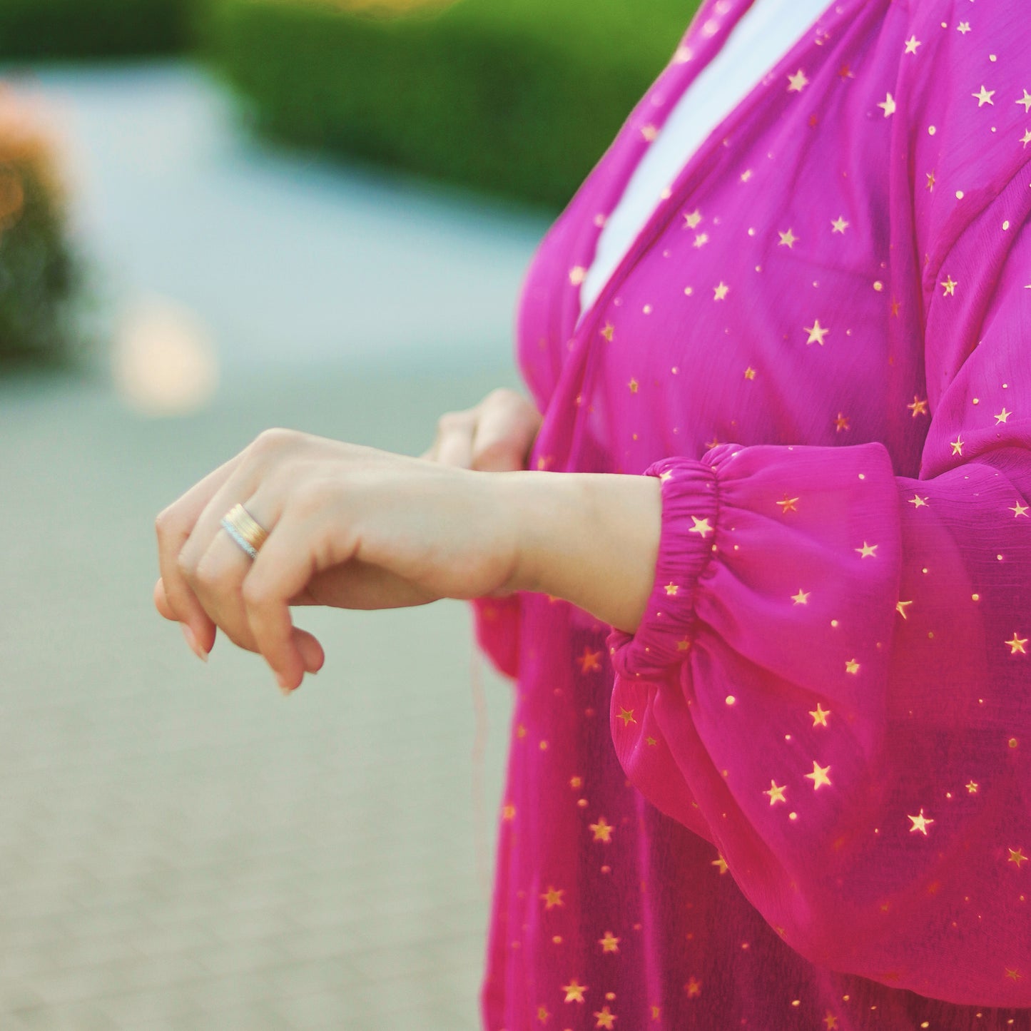 Hot Pink Stars Cardigan ✨