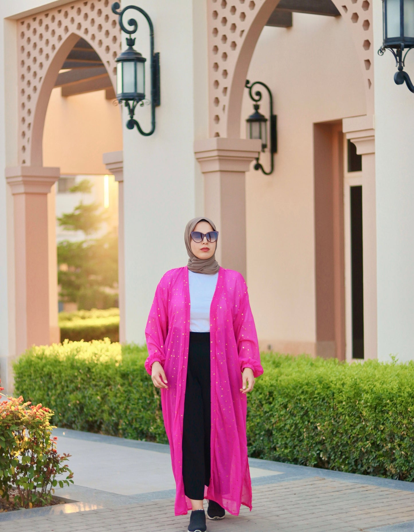 Hot Pink Stars Cardigan ✨
