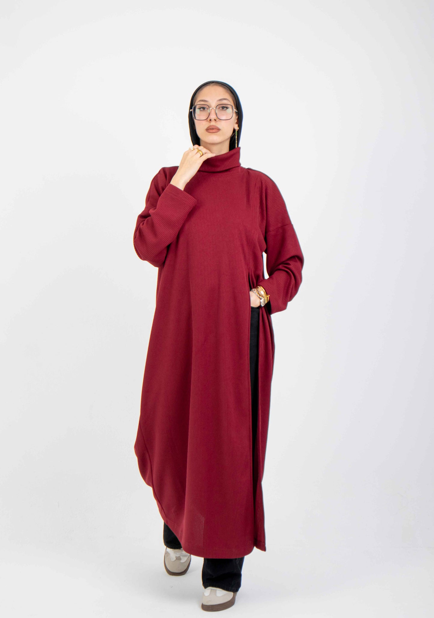 Split Front Dress