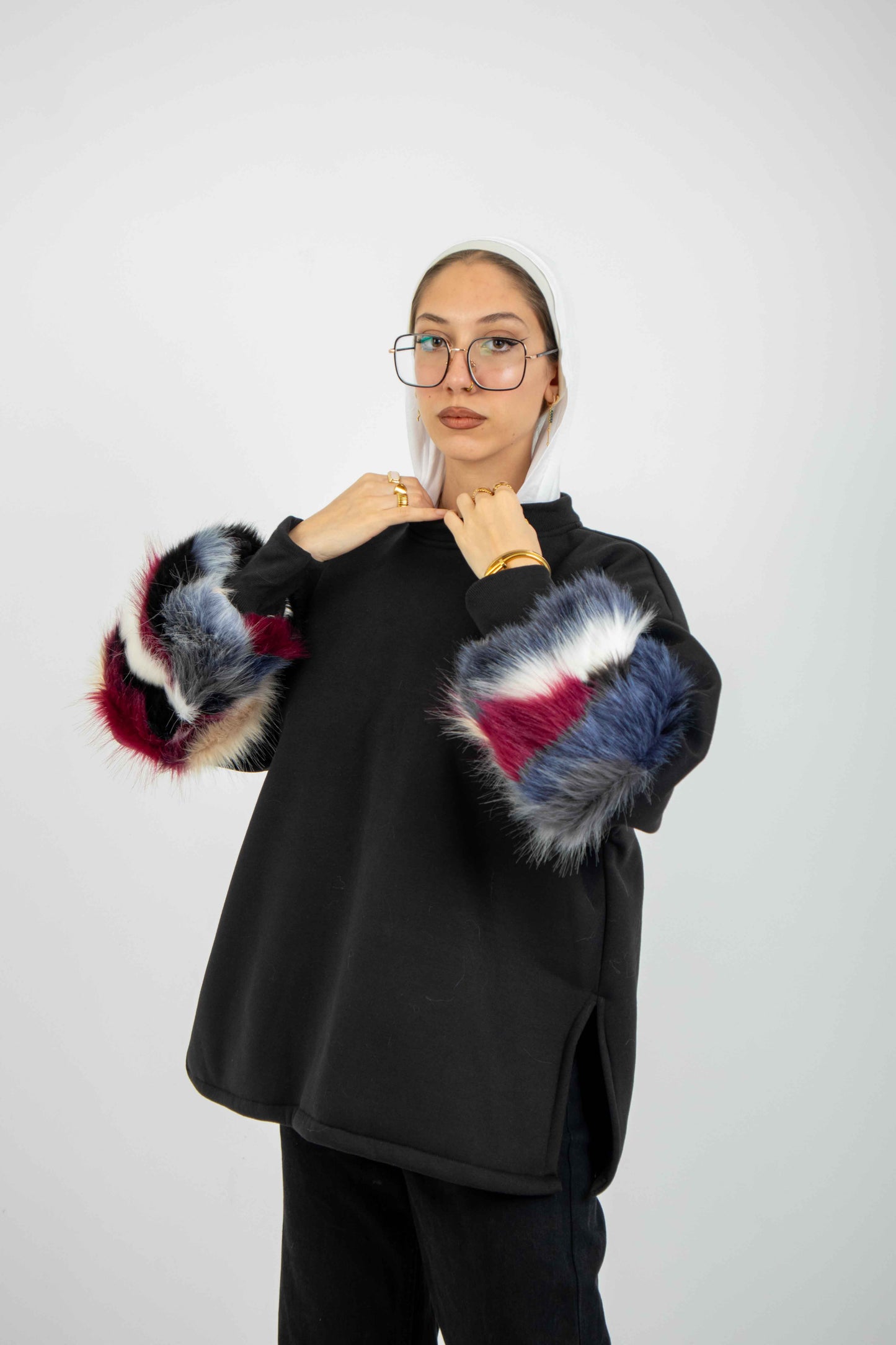 W/Fur Melton Shirt
